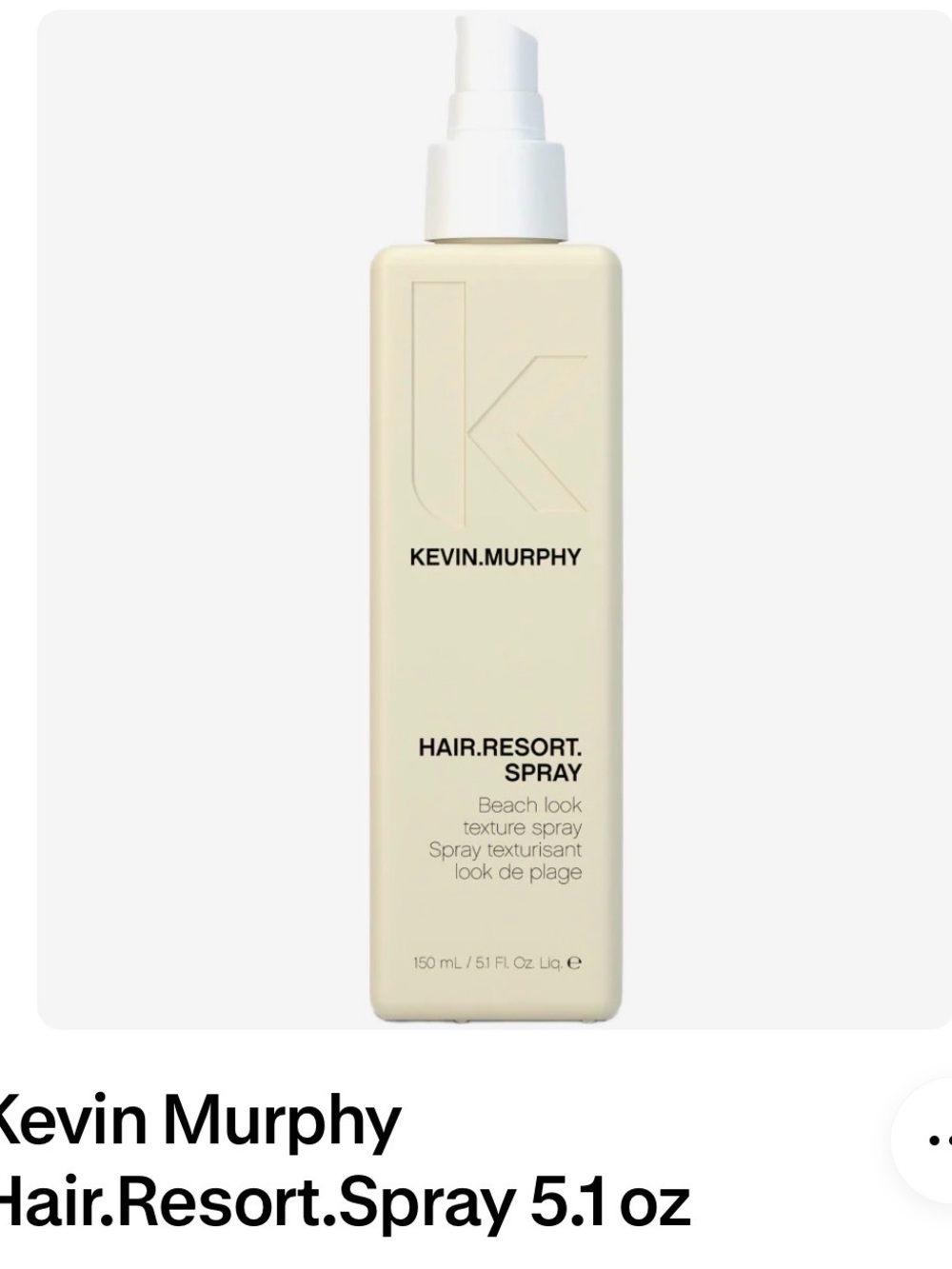 Kevin.Murphy Hair.Resort.Spray Beach Texture Spray